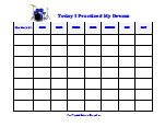 instrument practice chart